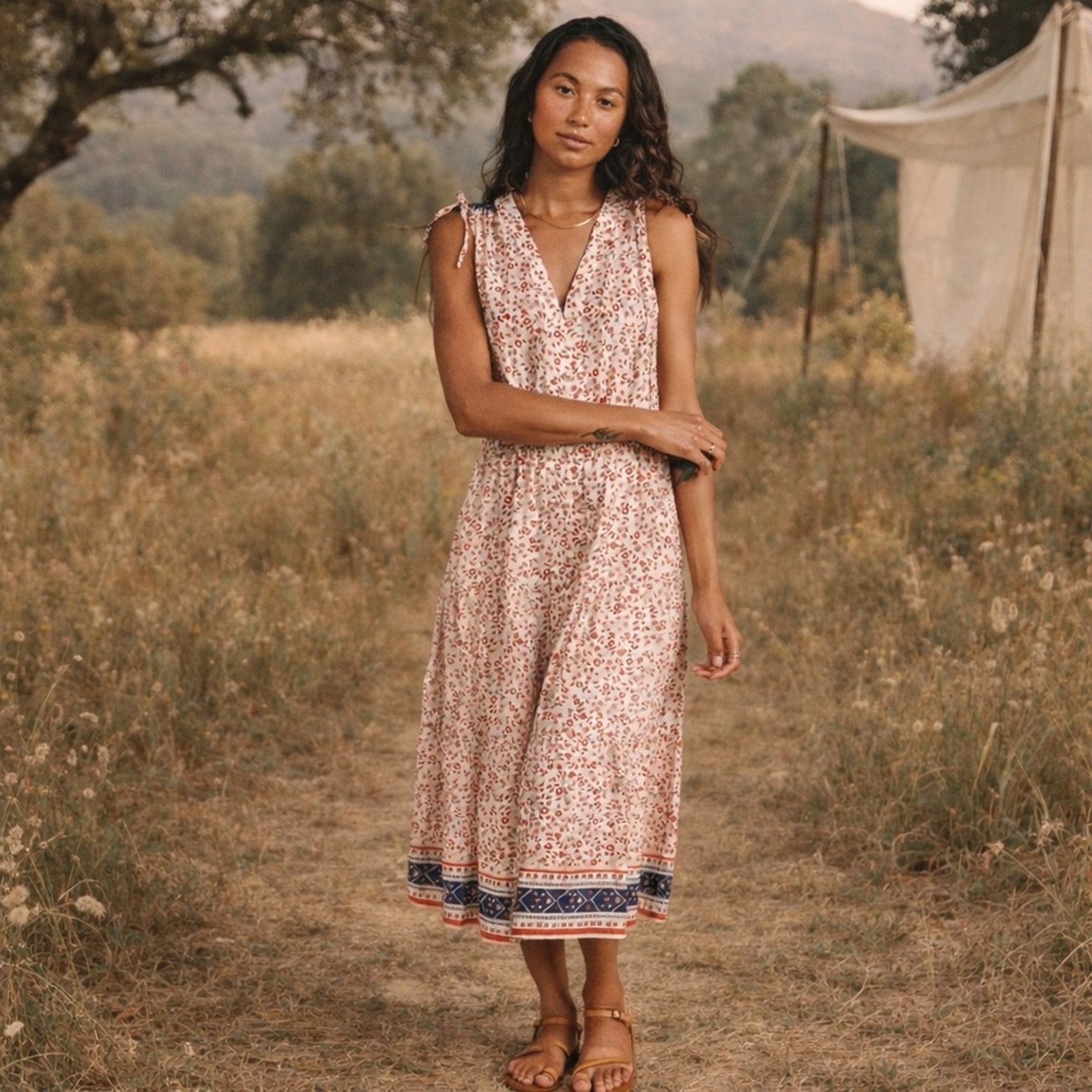 Nwt: Trovata Birds Of Paradis Dress Size Large